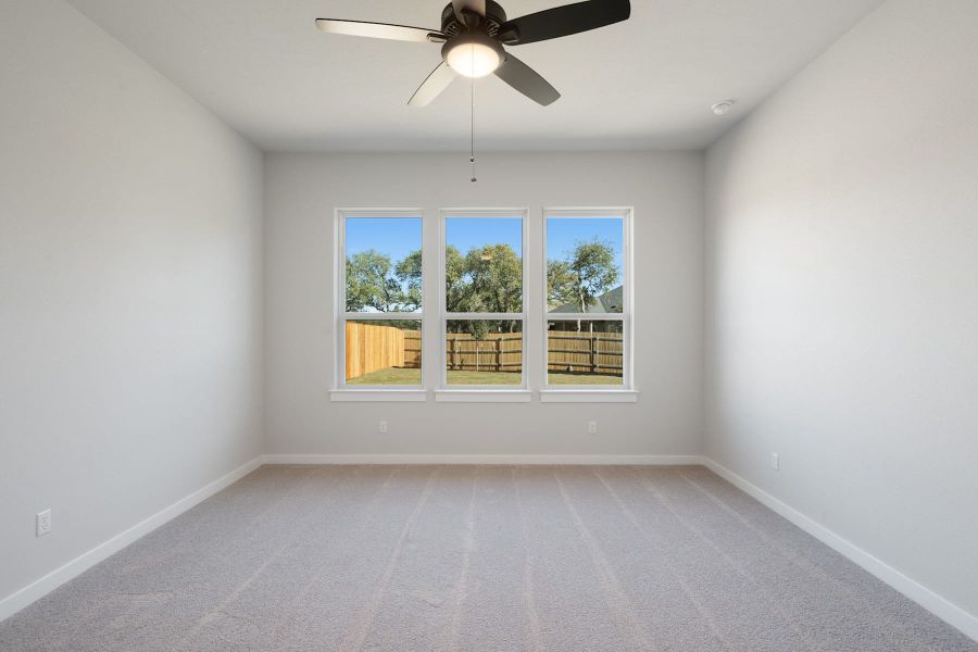 Spacious, unfurnished interior of a new home in Heritage, Dripping Springs (Image 35). Spacious, unfurnished interior of a new home in Heritage, Dripping Springs (Image 35).