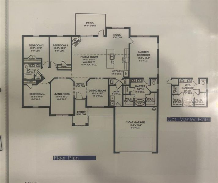 2D floor plan layout of this home in , Ocala, FL (Image 1). 2D floor plan layout of this home in , Ocala, FL (Image 1).