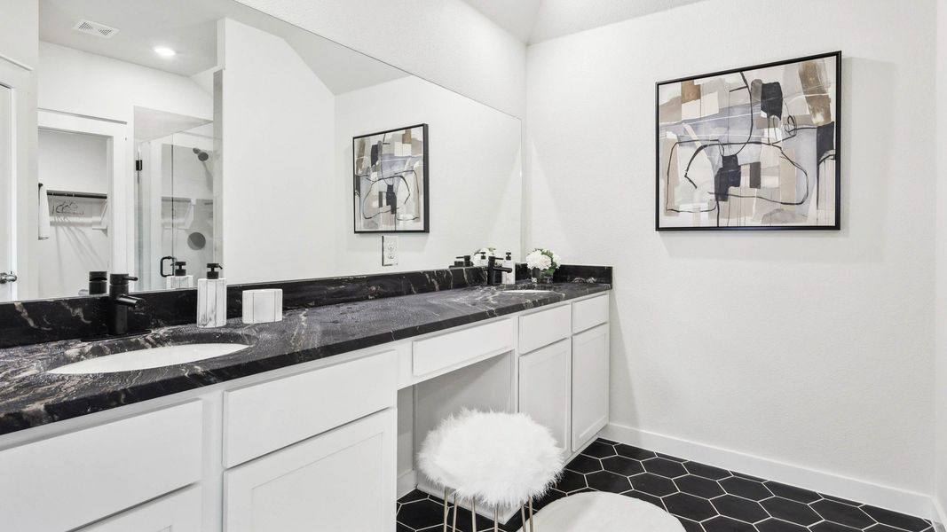 Representative furnished interior of a home built from the Paramount by DRB Homes in Morningside, Josephine (Image 13).