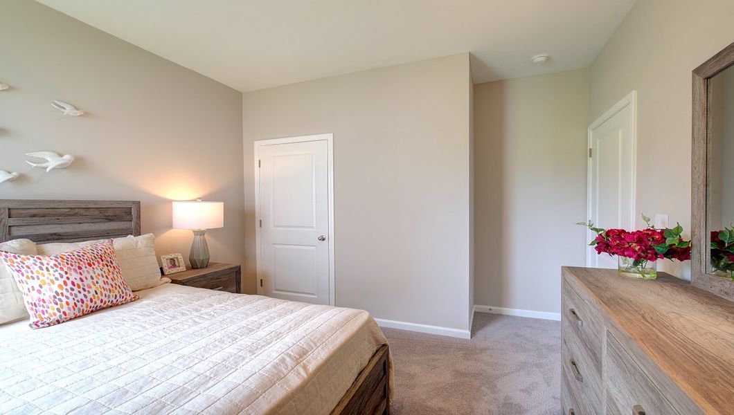 Furnished interior view inside a new home in Tap Root Farms, Fletcher (Image 31). Furnished interior view inside a new home in Tap Root Farms, Fletcher (Image 31).