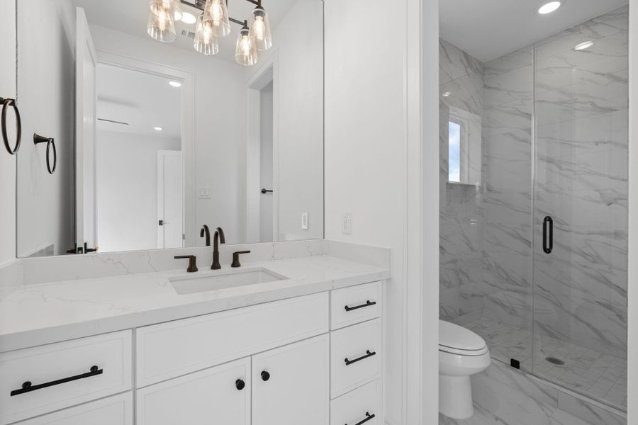 Furnished interior view inside a new home in , Houston (Image 9).