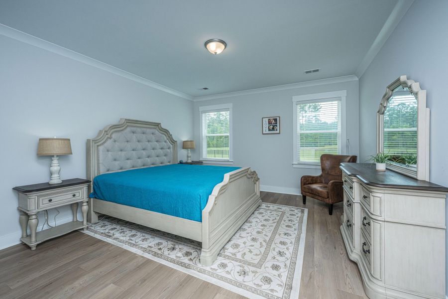 Furnished interior view inside a new home in The Enclave at French Quarter Creek, Huger (Image 16). Furnished interior view inside a new home in The Enclave at French Quarter Creek, Huger (Image 16).