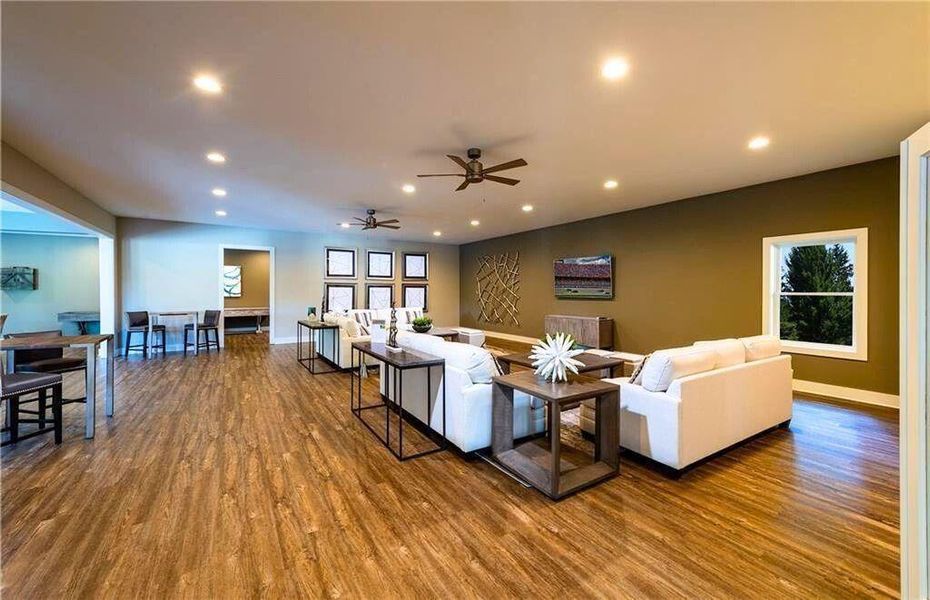 Furnished interior view inside a new home in Parkside at Mason Mill, Decatur (Image 32).