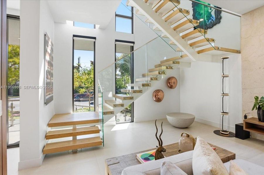 Furnished interior view inside a new home in , Miami Beach (Image 11).