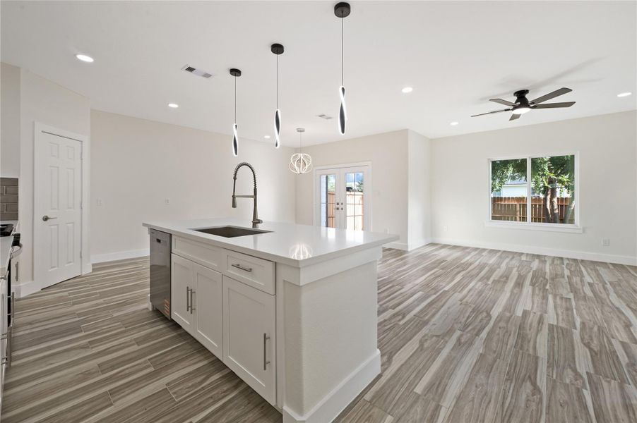 Furnished interior view inside a new home in , Houston (Image 6).
