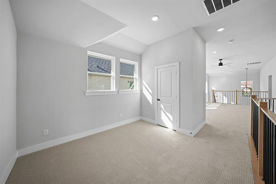 Spacious, unfurnished interior of a new home in Fields - 40' Lots, Frisco (Image 32). Spacious, unfurnished interior of a new home in Fields - 40' Lots, Frisco (Image 32).