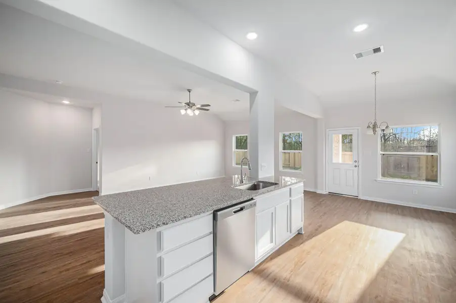Gorgeous New 1 story home! Pictures are a representation of the Harris floor plan. Colors and selections may vary. Call today for a tour