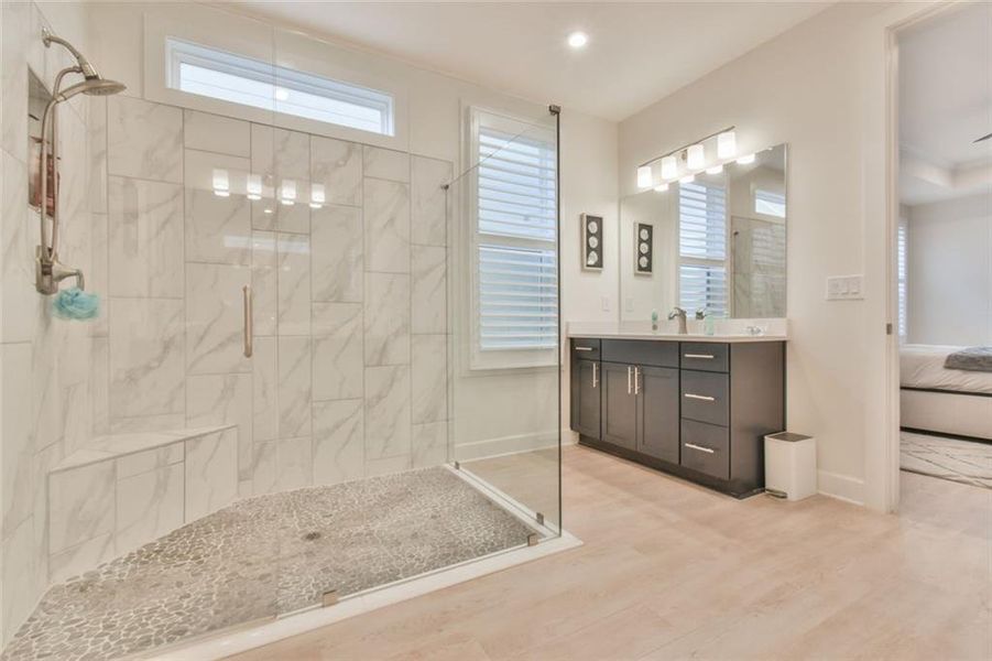 Furnished interior view inside a new home in , Hoschton (Image 18).