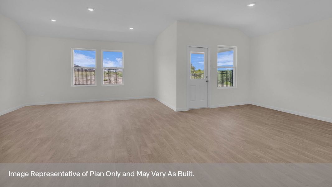 Spacious, unfurnished interior of a new home in Trace, San Marcos (Image 17). Spacious, unfurnished interior of a new home in Trace, San Marcos (Image 17).