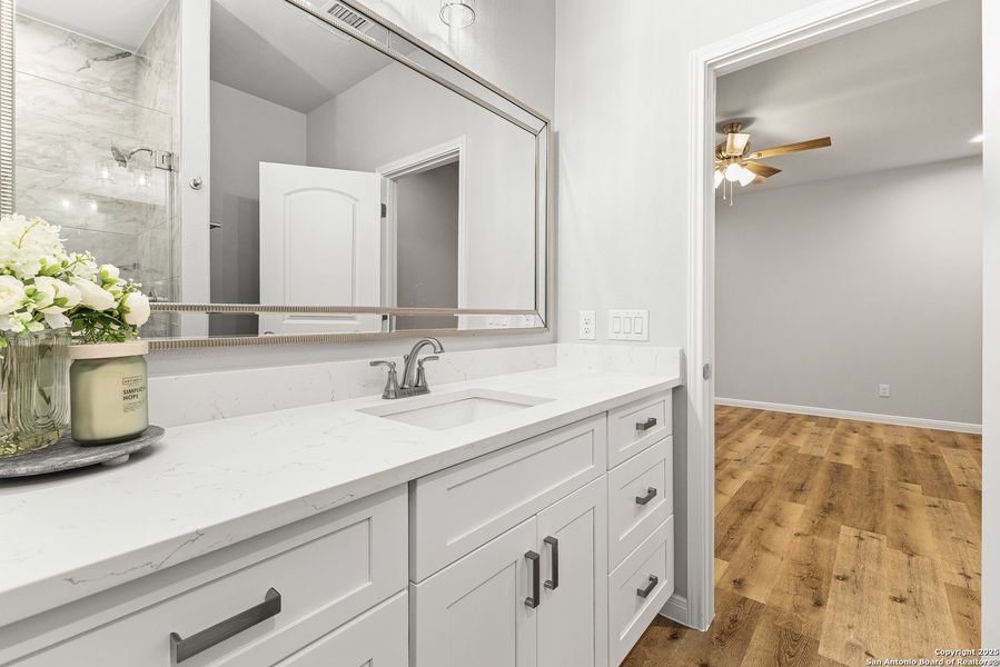 Furnished interior view inside a new home in , San Antonio (Image 16).