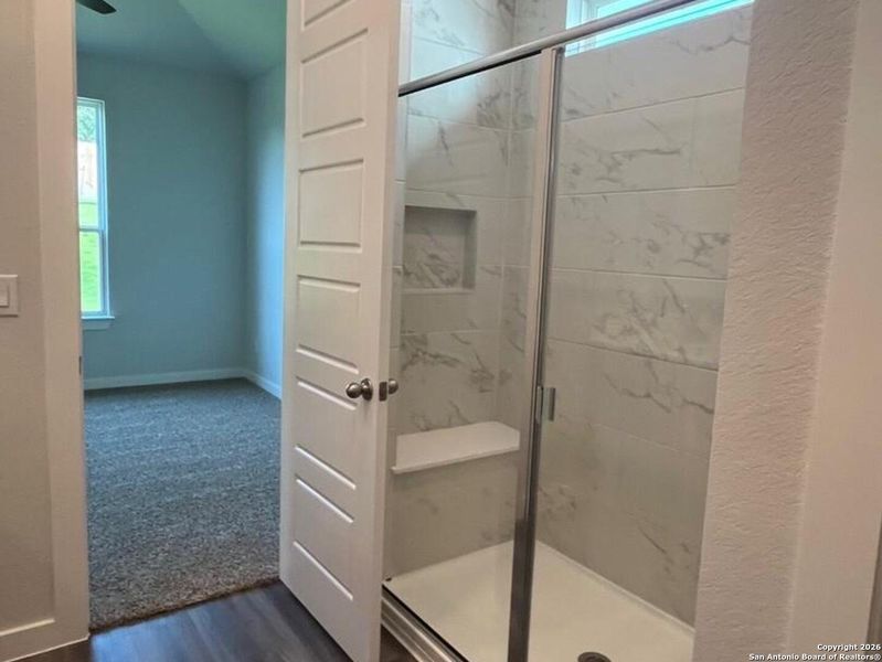 Furnished interior view inside a new home in The Meadows at Hunters Ranch, San Antonio (Image 4).