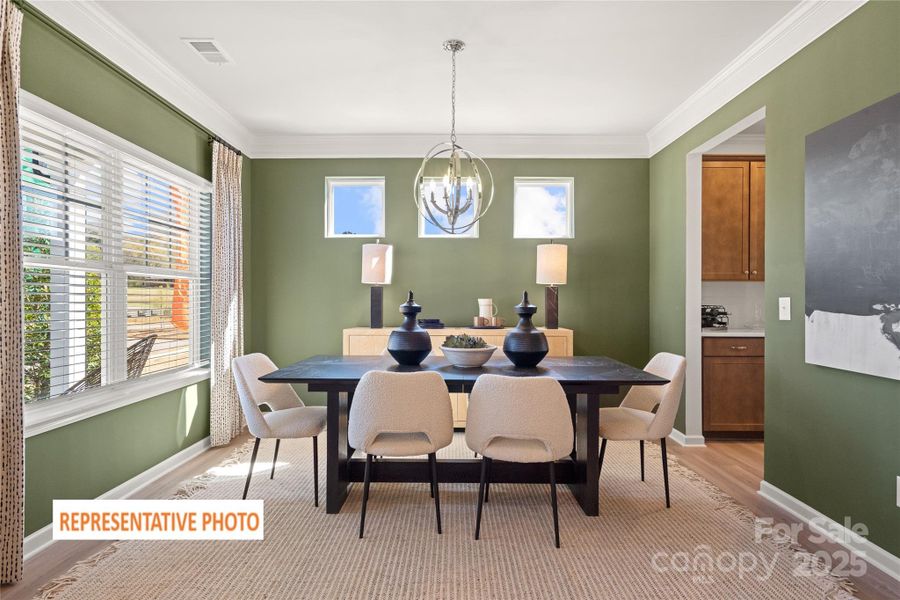 Furnished interior view inside a new home in Green Acres, Concord (Image 5).