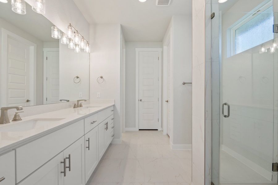 Furnished interior view inside a new home in Lariat, Liberty Hill (Image 14).