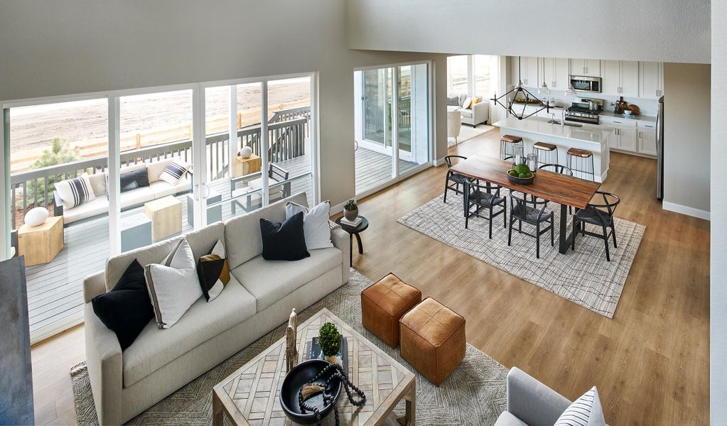 Furnished interior view inside a new home in Macanta, Castle Rock (Image 12). Furnished interior view inside a new home in Macanta, Castle Rock (Image 12).