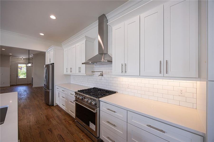 Furnished interior view inside a new home in , Atlanta (Image 14).