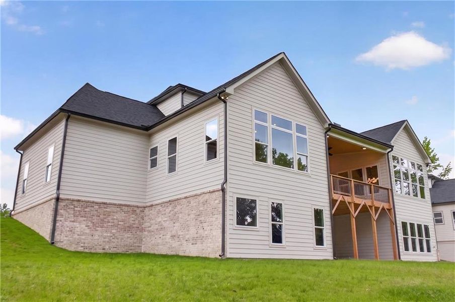 Exterior details and patio area of a home in , Buford (Image 38).