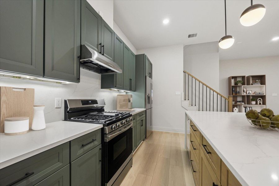 Furnished interior view inside a new home in , Houston (Image 16).