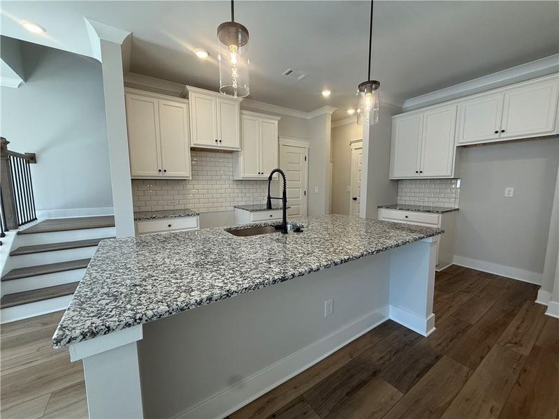 Furnished interior view inside a new home in The Towns at Auburn Station East, Auburn (Image 7).