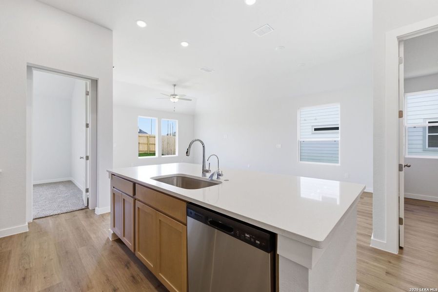 Furnished interior view inside a new home in , San Antonio (Image 8).