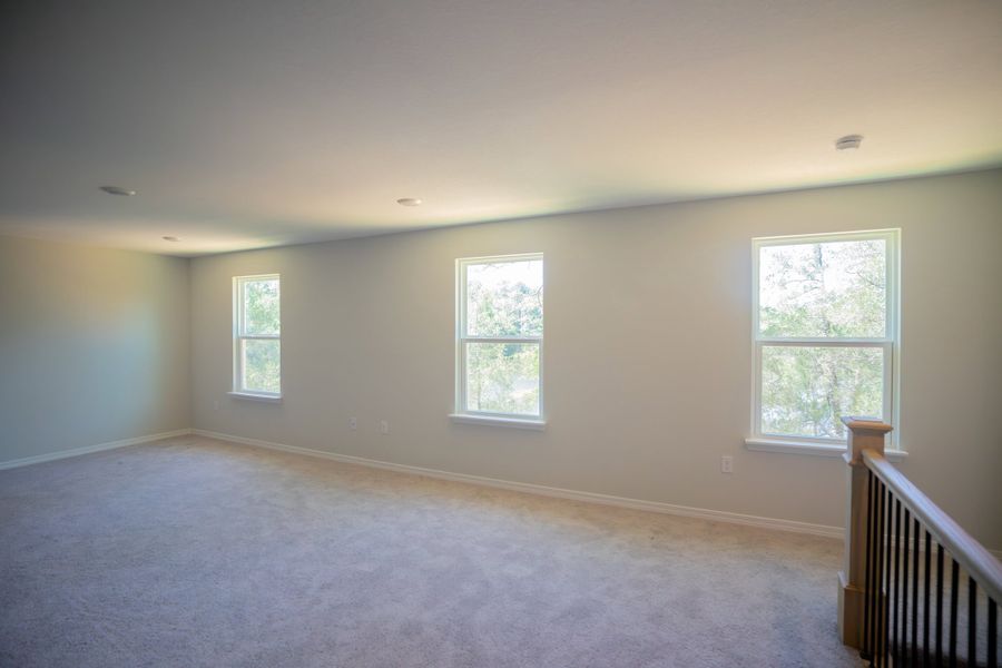 Representative unfurnished interior of a home built from the Carlisle by Maronda Homes in Seminole Bend, Pensacola (Image 12). Representative unfurnished interior of a home built from the Carlisle by Maronda Homes in Seminole Bend, Pensacola (Image 12).