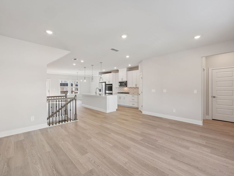 Spacious, unfurnished interior of a new home in Hemingway - Highland Series, Cumming (Image 15). Spacious, unfurnished interior of a new home in Hemingway - Highland Series, Cumming (Image 15).