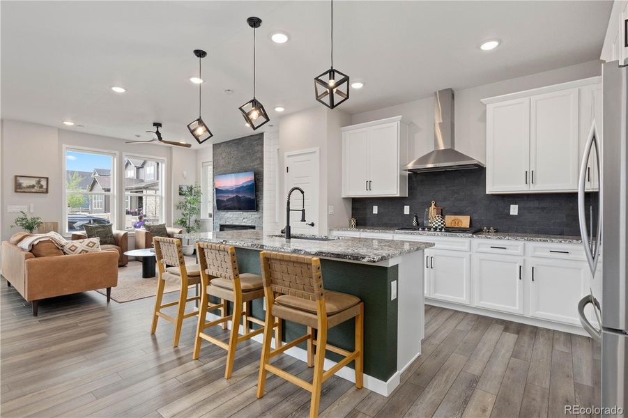 Furnished interior view inside a new home in , Littleton (Image 40).
