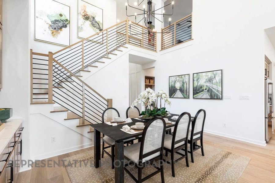 Furnished interior view inside a new home in Parkside On The River: 50ft. lots, Georgetown (Image 31).