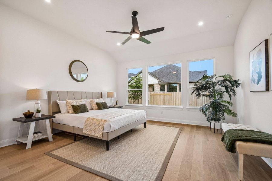 Furnished interior view inside a new home in Persimmon, Buda (Image 15). Furnished interior view inside a new home in Persimmon, Buda (Image 15).