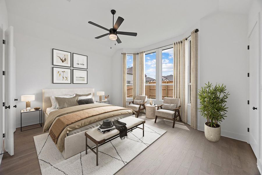 Furnished interior view inside a new home in Flora, Hutto (Image 11).