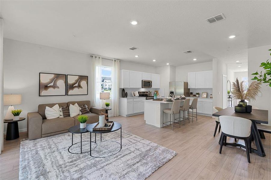 Furnished interior view inside a new home in Nona West, Orlando (Image 6).