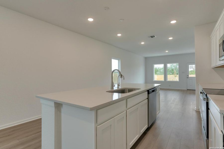 Furnished interior view inside a new home in Hennersby Hollow, San Antonio (Image 10). Furnished interior view inside a new home in Hennersby Hollow, San Antonio (Image 10).