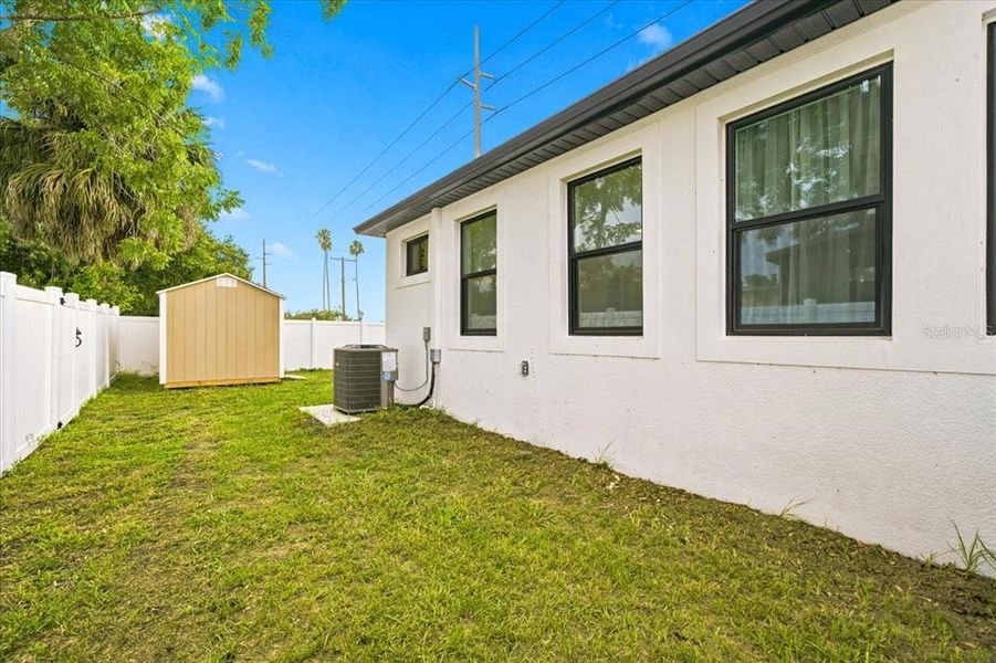 Exterior details and patio area of a home in , Tampa (Image 23). Exterior details and patio area of a home in , Tampa (Image 23).
