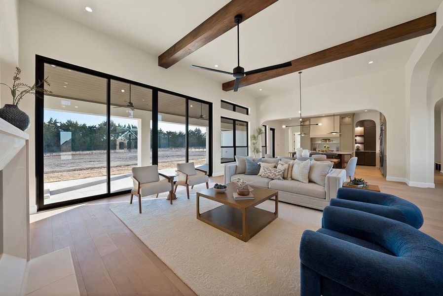 Furnished interior view inside a new home in Azalea Hollow, Midlothian (Image 17).