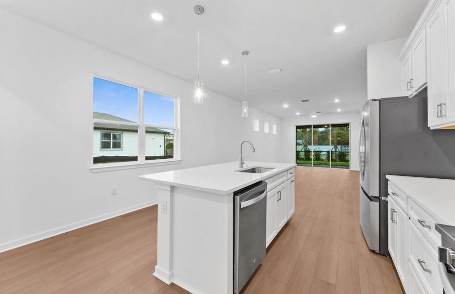 Furnished interior view inside a new home in Del Webb River Reserve, Spring Hill (Image 9).