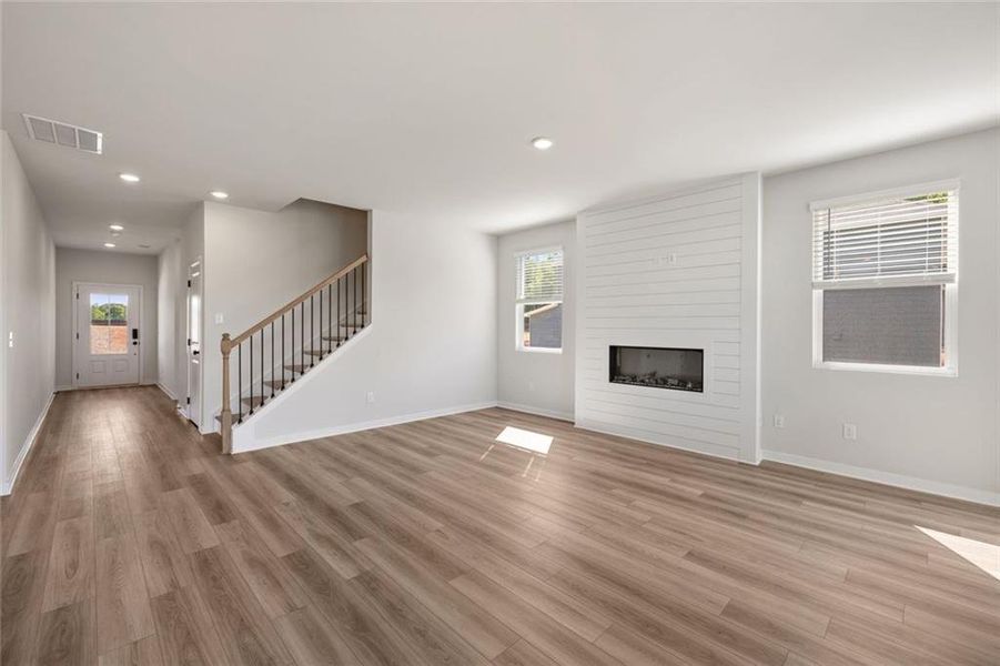 Spacious, unfurnished interior of a new home in Reserve at Gum Springs, Jefferson (Image 21). Spacious, unfurnished interior of a new home in Reserve at Gum Springs, Jefferson (Image 21).