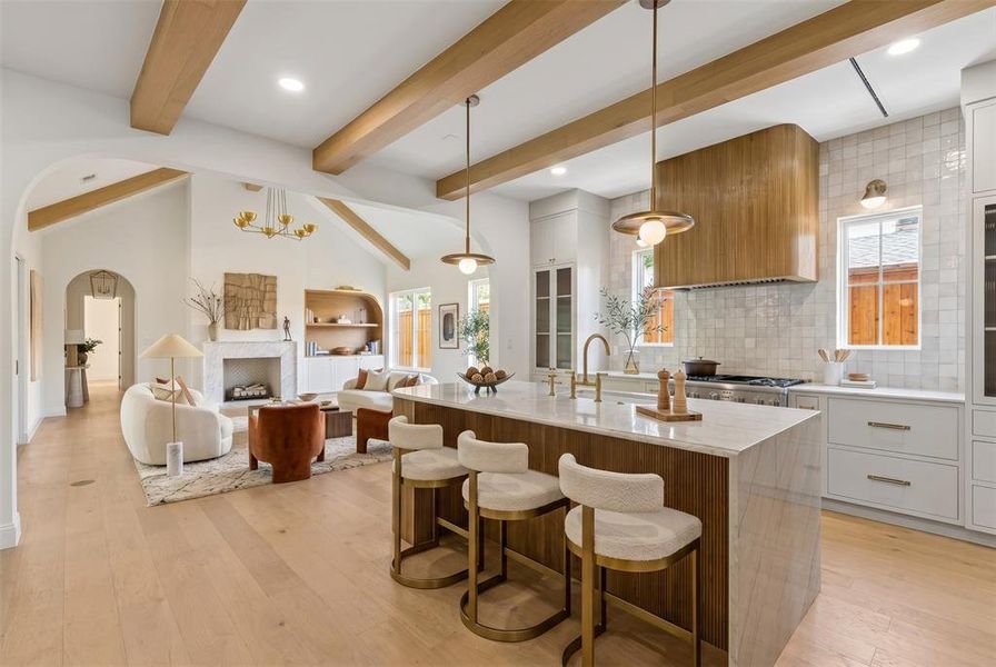 Furnished interior view inside a new home in , Dallas (Image 6).