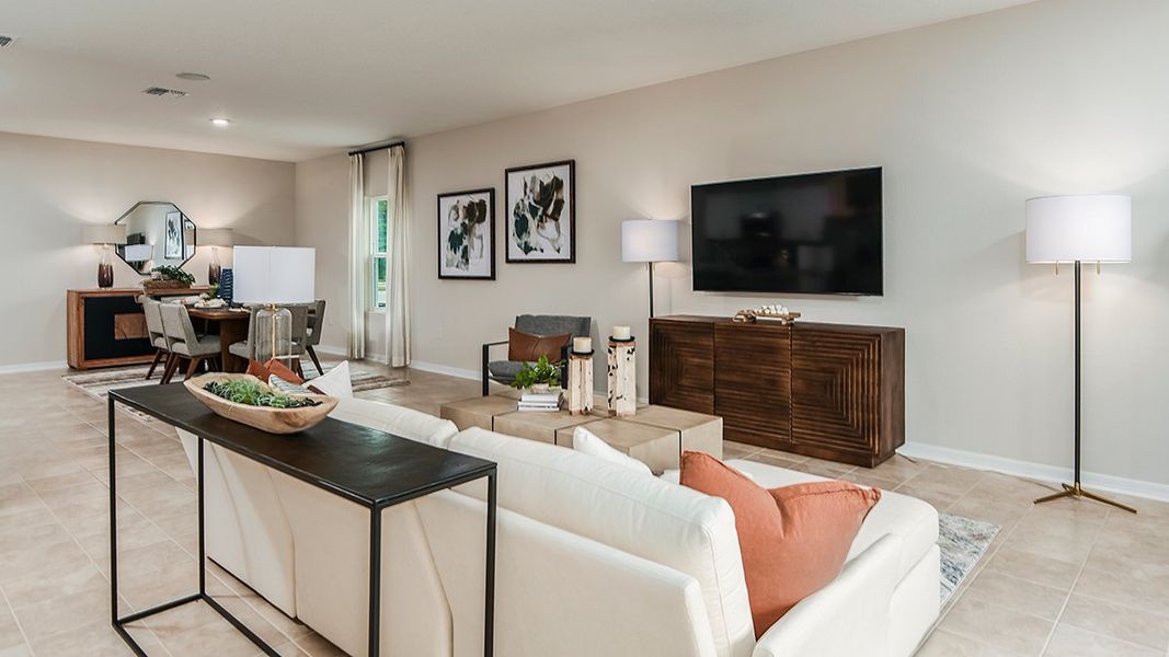 Furnished interior view inside a new home in Coopers Meadow, Jacksonville (Image 19). Furnished interior view inside a new home in Coopers Meadow, Jacksonville (Image 19).