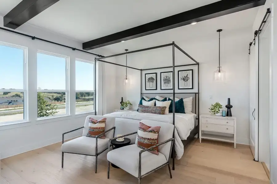Furnished interior view inside a new home in Lagos Reserve, Manor (Image 28).