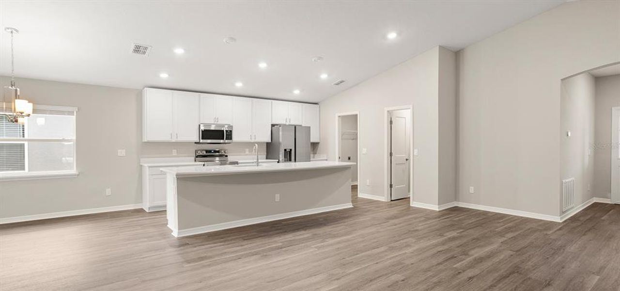 Furnished interior view inside a new home in The Crossings - Single-Family Homes, St. Cloud (Image 4).