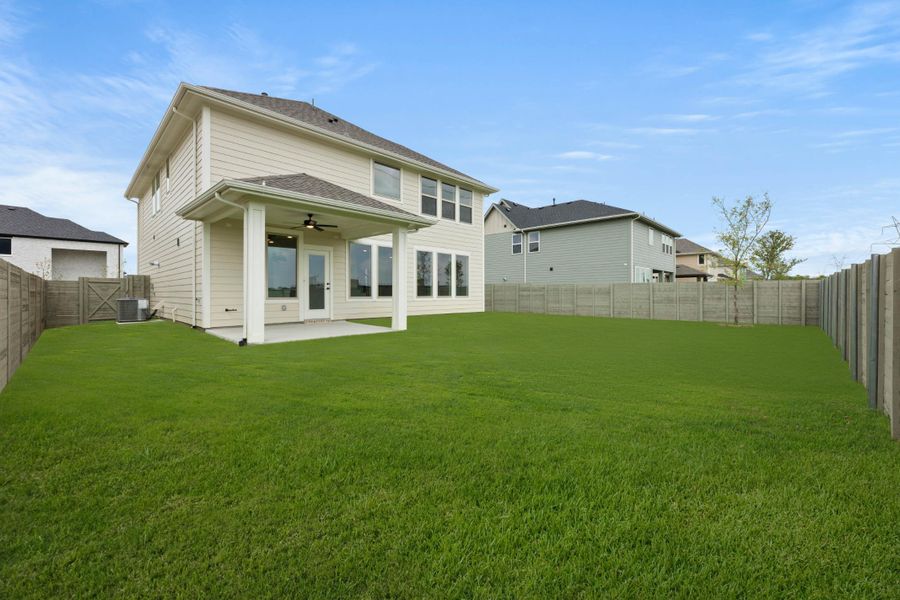 Front exterior of a new home in Cottage Collection at Harvest, Argyle, TX, highlighting curb appeal (Image 20).