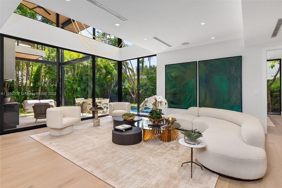 Furnished interior view inside a new home in , Miami (Image 48).