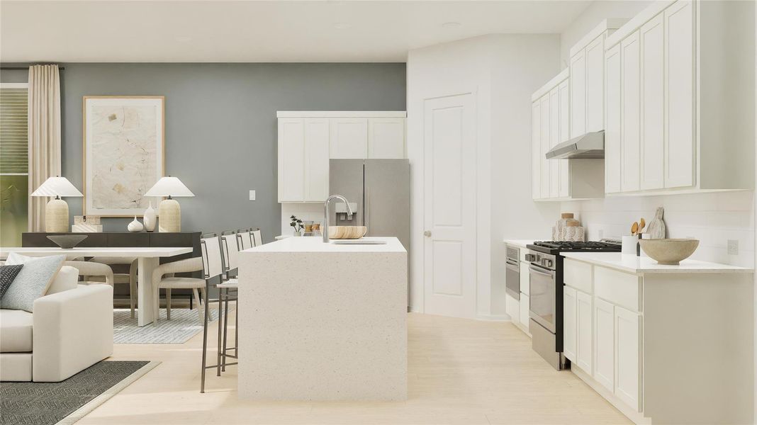 Furnished interior view inside a new home in Anniston, Katy (Image 19).