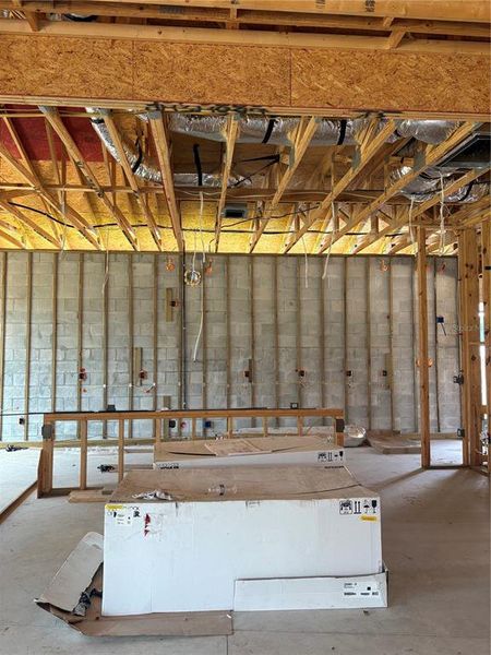 In-progress construction of a new home in College Park, Orlando, FL (Image 12).