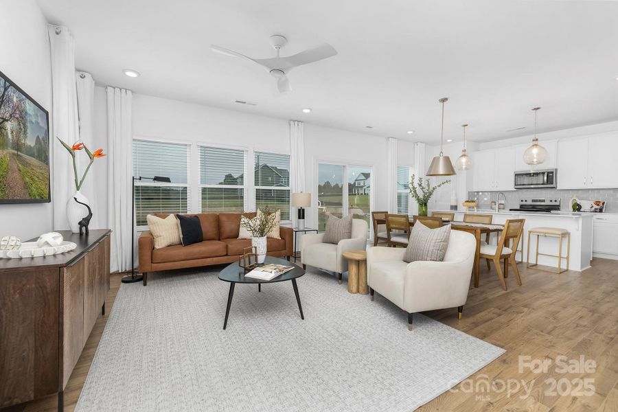 Furnished interior view inside a new home in , New London (Image 7).