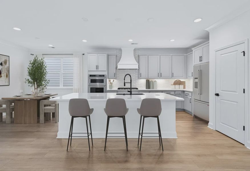 Virtually Staged Kitchen and Dining - 5 of 23 Virtually Staged Kitchen and Dining - 5 of 23