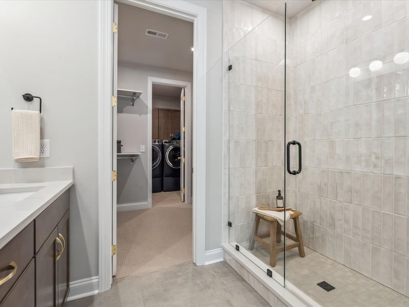 Representative furnished interior of a home built from the Hudson by Tri Pointe Homes in Old Town Village, Waxhaw (Image 48).
