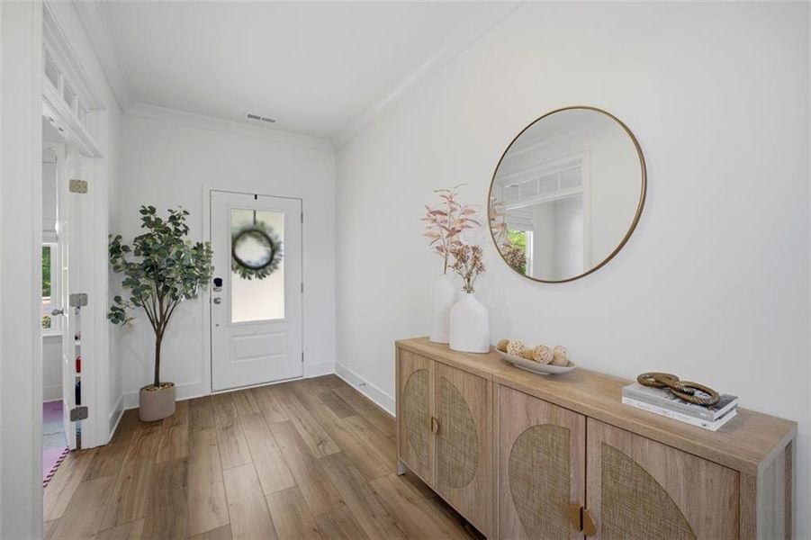 Furnished interior view inside a new home in , Dallas (Image 9).