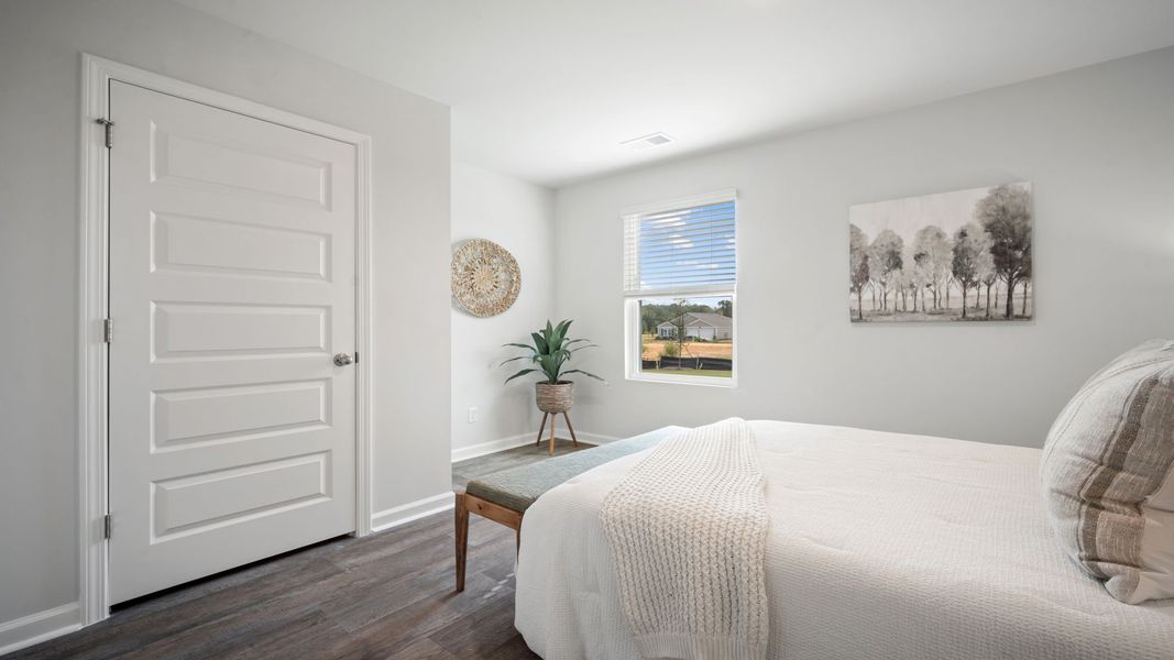 Furnished interior view inside a new home in The Groves at Bees Creek, Ridgeland (Image 24).