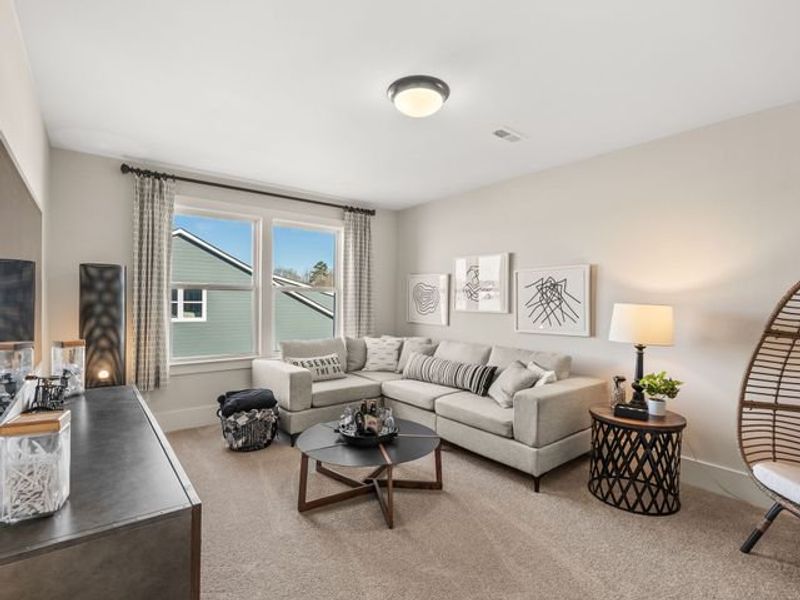 Representative furnished interior of a home built from the Riley by True Homes in Whispering Hills, Locust (Image 14). Representative furnished interior of a home built from the Riley by True Homes in Whispering Hills, Locust (Image 14).