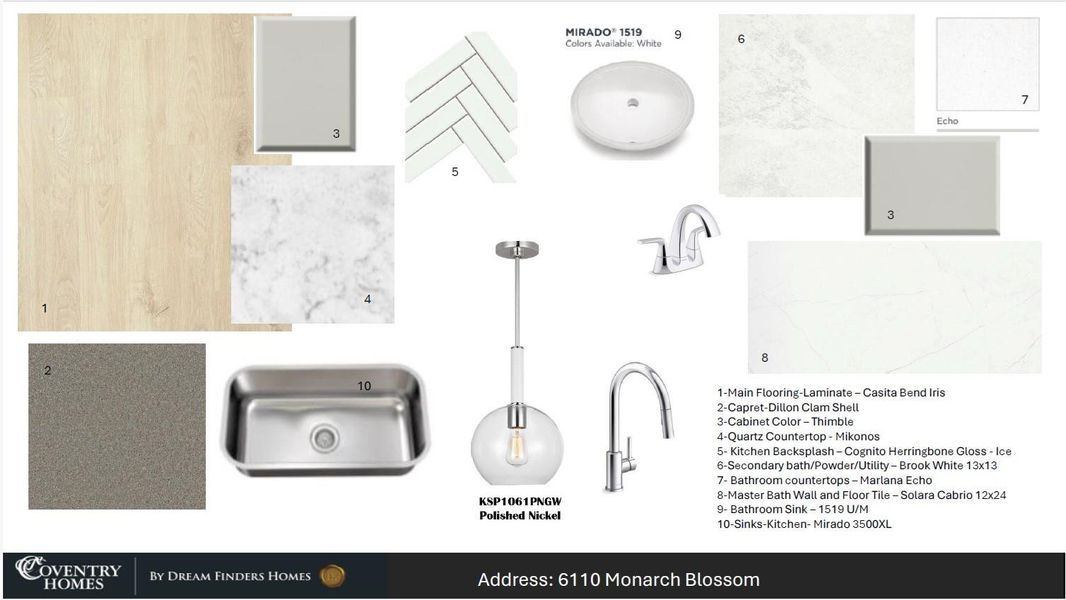 Sample of building materials used in homes in Arabella on the Prairie, Richmond (Image 22). Sample of building materials used in homes in Arabella on the Prairie, Richmond (Image 22).